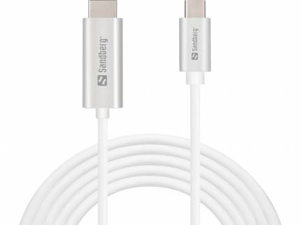 USB-C to HDMI Cable, Silver (2m)