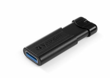 USB 3.2 PinStripe 64GB, Black