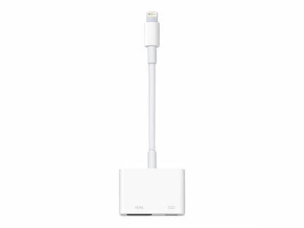 Apple Lightning to HDMI Digital AV Adapter, White