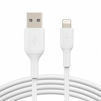 Belkin USB-A to Lightning, White (2m)