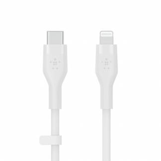 BOOST CHARGE USB-C to LTG Silicon 2m, White