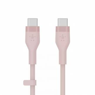 BOOST CHARGE  USB-C to USB-C 2.0 Silicone, Pink (2m)