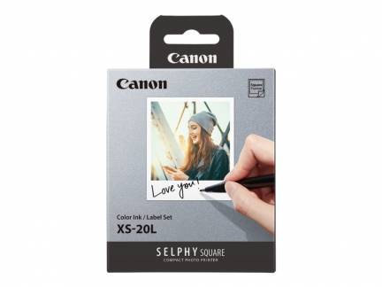 Canon XS-20L Colour Ink + Paper Set for 20 prints