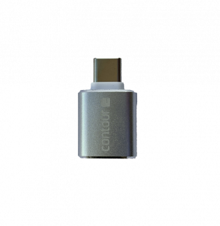 Contour USB-A to USB-C adapter Silver