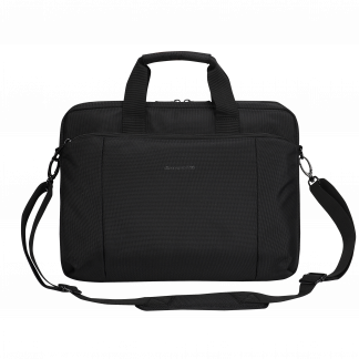 14'' Briefcase Santa Monica - Recycled, Black