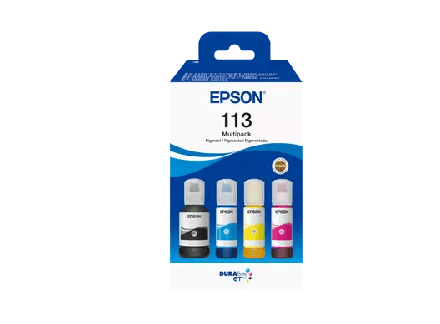 113 EcoTank 4-colour Multipack bottles