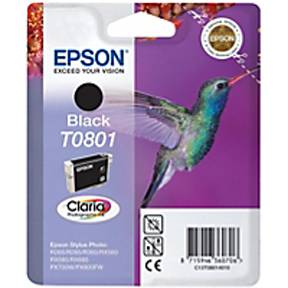 Epson T0801 Sort Bl&aelig;k C13T08014021