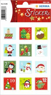 Herma stickers Christmas 1-24 julekalender (2)