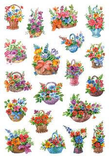 Herma stickers Decor blomsterbuket (3)