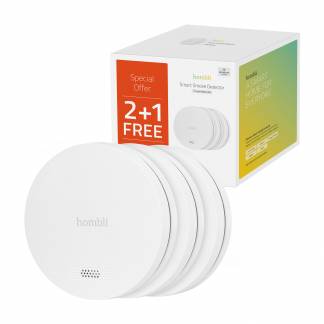 Hombli Smart Smoke Detector Promo Pack 2+1, White