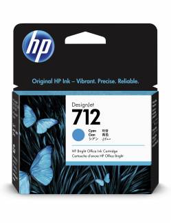 HP 712 29ml Cyan DesignJet Ink Cartridge