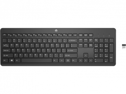 HP 230 Wireless Keyboard, Black - Nordic (Consumer)