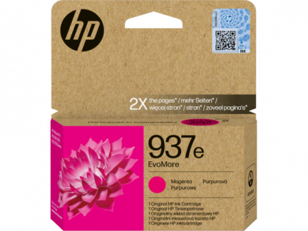 HP 937e EvoMore Magenta Original Ink Cartridge