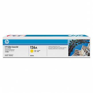 Color LaserJet 126A yellow toner