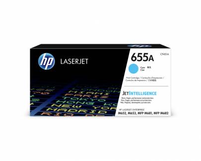 Color Laserjet 655A cyan toner