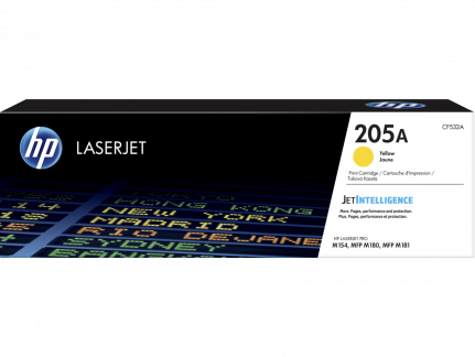 LaserJet 205A yellow toner