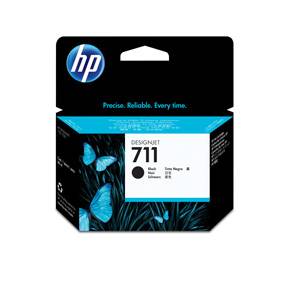 HP 711 black ink cartridge, 80 ml