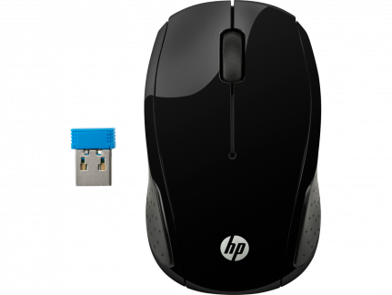 HP 200 Wireless Mouse, Black (Consumer)