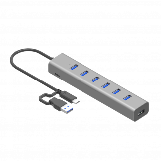 USB-C Charging Metal HUB 7 Port