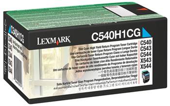 C540/C543/C544 toner cyan return 2K