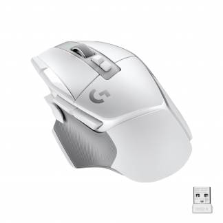 G502 X LIGHTSPEED Wireless Gaming Mouse, White/Core