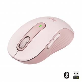 Logitech Signature M650 Wireless Mouse, Rose