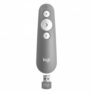 R500 Laser Presentation Remote, Mid Grey