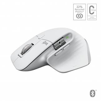 MX Master 3S For Mac Performance Wireless Mouse, Pale Grey