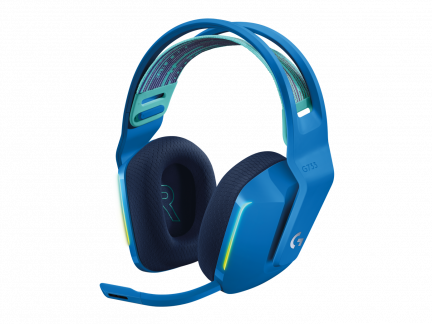 G733 LIGHTSPEED Wireless RGB Gaming Headset, Blue