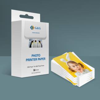 G&G ZINK paper, 50x76mm, 50 sheets