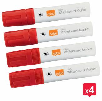 WB Marker Glide Jumbo skrå 10mm rød (4)