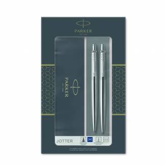 Parker Duosæt Jotter 77% recycled CT kuglepen+stiftblyant sø