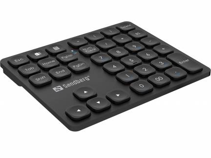 Sandberg Wireless Numeric Keypad Pro, Black