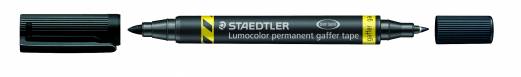 Marker Lumocolor Duo perm 0,6/1,0mm sort