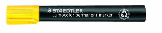 Marker Lumocolor perm skrå 2-5mm gul