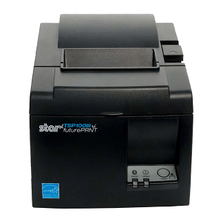 Star TSP143IIU+ USB, 8 dots/mm (203 dpi), cutter, dark grey