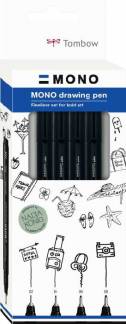 Fineliner Tombow MONO drawing set Fine (4)