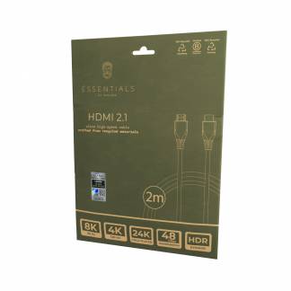 ËSSENTIALS Ultra High Speed 8K HDMI 2.1 Cable, 2m