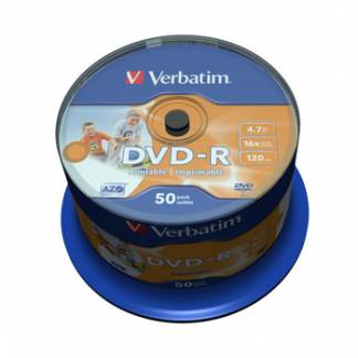 DVD-R 16x 4,7GB print. spindle BULK (50)