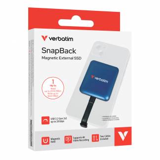 SnapBack SSD 1TB  USB-C Blue Metallic