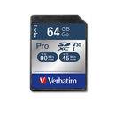 VERBATIM SDHC Pro Class 10 UHS-I 64GB