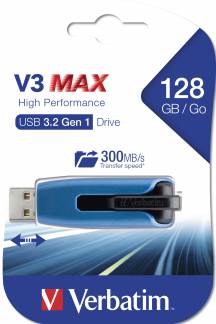VERBATIM USB DRIVE 3.0 128GB STORE ´N´ GO V3 MAX