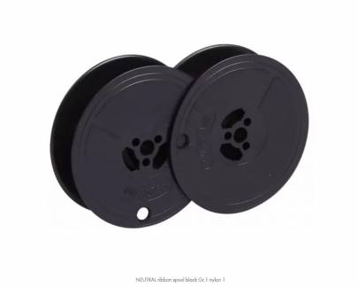 NEUTRAL ribbon spool black Gr.1 nylon