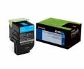 Lexmark 802SC Cyan 2000 sider Toner 80C2SC0