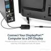 StarTech.com DisplayPort to DVI Adapter – Dual-Link – Active DVI-D Adapter for Your Monitor / Display - USB Powered – 2560x1600 (DP2DVID2) Video transformer