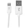 StarTech.com 1m (3ft) White Apple 8-pin Lightning Connector to USB Cable for iPhone / iPod / iPad - Charge and Sync Cable - 1 meter (USBLT1MW) Lightning-kabel 1m