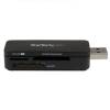 StarTech.com USB 3.0 Multimedia Memory Card Reader - Portable SDHC MicroSD Card Reader - External USB Flash Card Reader (FCREADMICRO3) Kortlæser USB 3.0