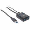 Manhattan USB 3.0 Hub, 4 Ports, AC/Bus