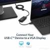 StarTech.com USB-C to VGA Adapter - Black - 1080p - Video Converter For Your MacBook Pro - USB C to VGA Display Dongle (CDP2VGA) USB / VGA adapter 18m