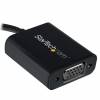 StarTech.com USB-C to VGA Adapter - Black - 1080p - Video Converter For Your MacBook Pro - USB C to VGA Display Dongle (CDP2VGA) USB / VGA adapter 18m